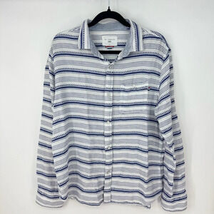 Sol Angeles Striped Collared Button Up Long Sleeve Top